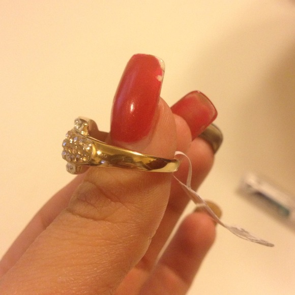 Gorgeous yellow real silver Belt ring - Picture 2 of 3