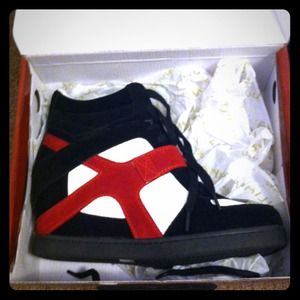 Wedge sneakers size 10 (make me an offer)