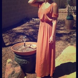 ****SOLD*****Salmon Dress only worn once