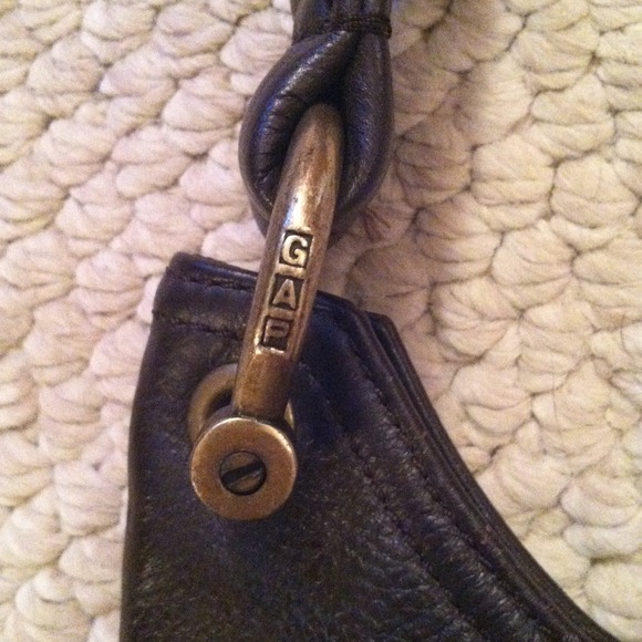 GAP Brown Handbag w/ Fringe Zipper - Picture 2 of 3