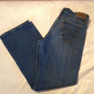 Levi's boot cut jeans