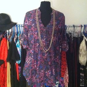 SOLD Calvin Klein Jeans Floral 3/4 Dress