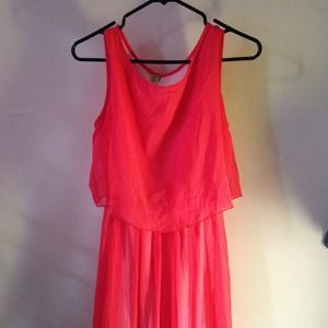 Pink maxi dress