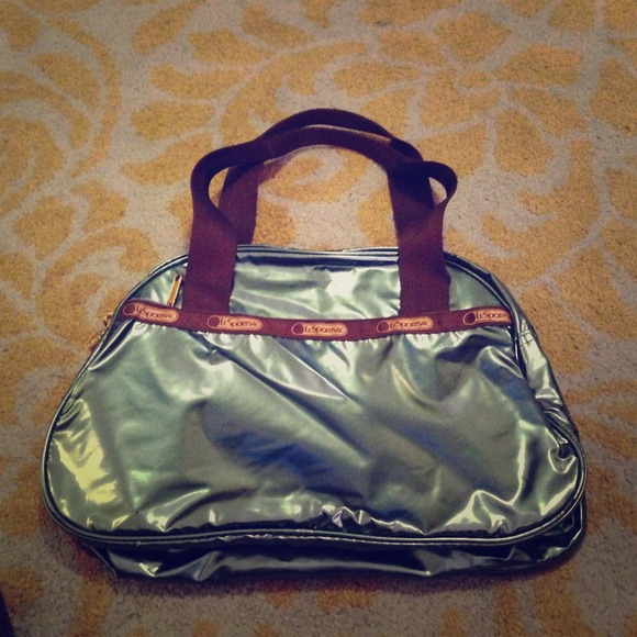 Reduced!!!! Metallic blue lesportsac bag