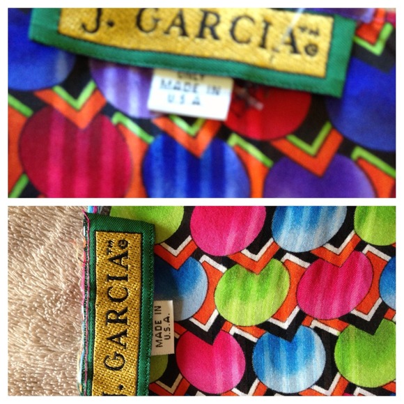 Jerry Harcia scarves.
