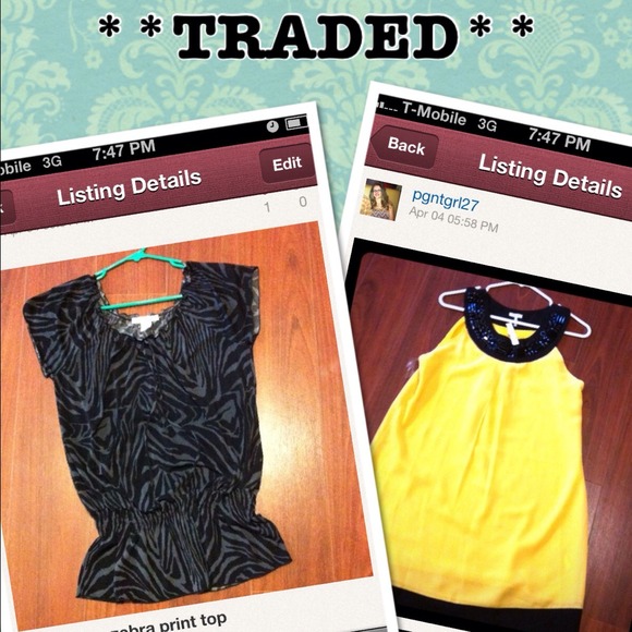Traded Zebra top and yellow dress