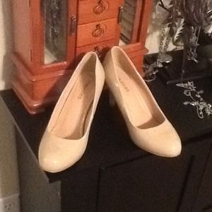 Maurices brand nude heels.
