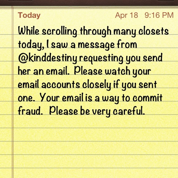Scam. Alert. Please read