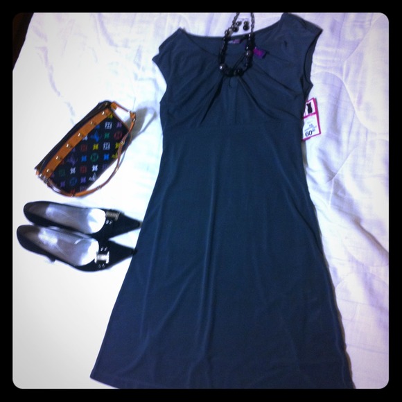 ❤️Sale Dark Gray Shapesational Sleeveless Dress❤️