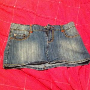 Denim skirt