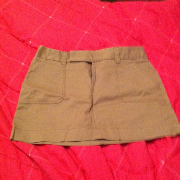 Khaki skirt