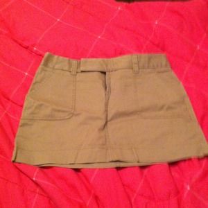 Khaki skirt