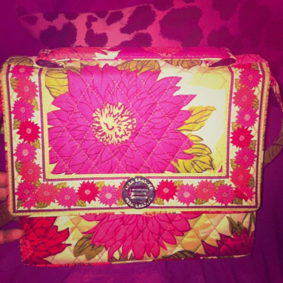 Vera Bradley Hello Dahlia Julia Bag