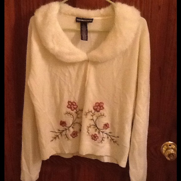TRADED!!!Lightweight sweater with removable collar