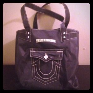 True religion tote bag