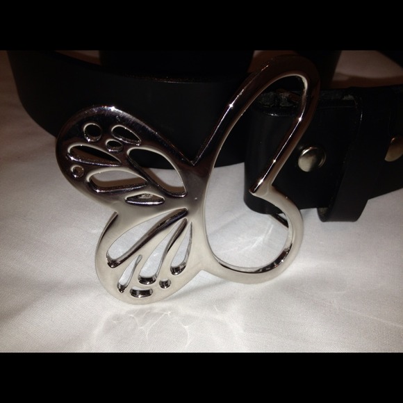 Silver Plated Monarch Butterfly BELT main image 4