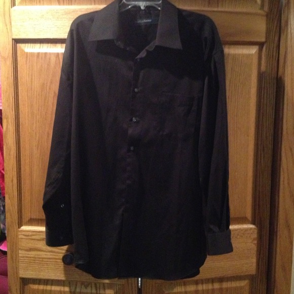 Sold in bundle - Men's Black Dress Shirt 2XL