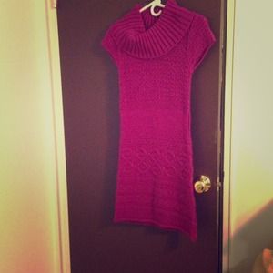 Winter dress! Super cute with a belt. :)