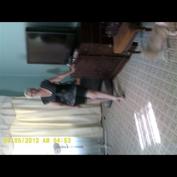 Black stretch lace blouse - Picture 3 of 4