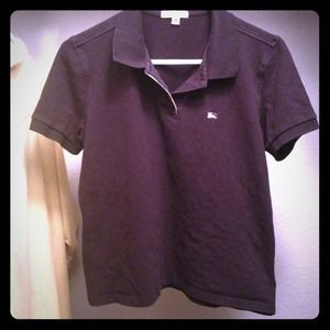 burberry London black  polo great for work! sz xl