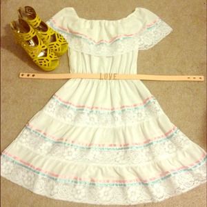 RESERVED Vintage Fiesta Dress