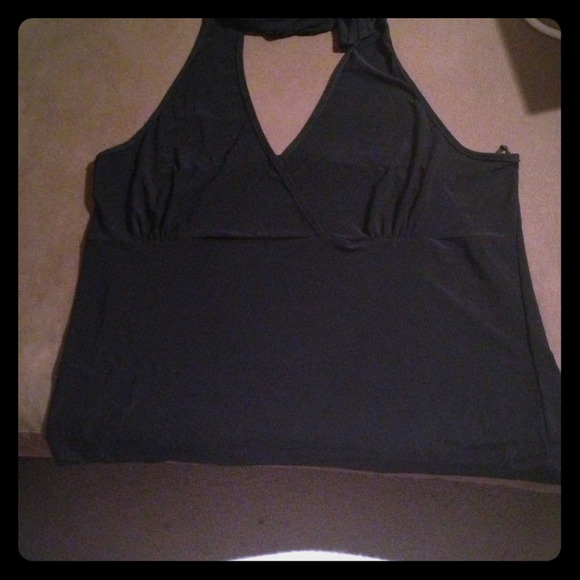 Black halter top