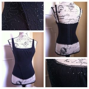 💕SOLD💕Adjustable Sexy Black Bustier✨34/36B/C