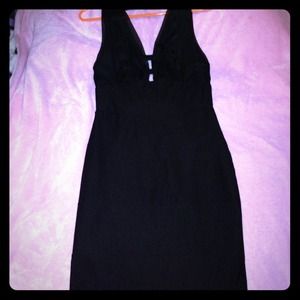 Black Form Fitting Dress