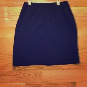Navy blue skirt!