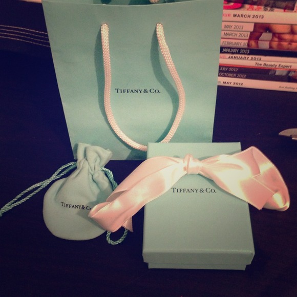 Tiffany & Co- small bag, small box, jewelry pouch.