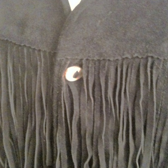 Most amazingly soft suede fringe jacket SOLD - Picture 4 of 4