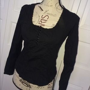 🎈Reduced🎈Structure Black Blouse