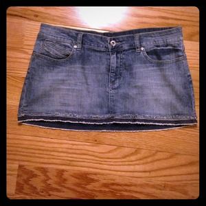 Denim skirt!