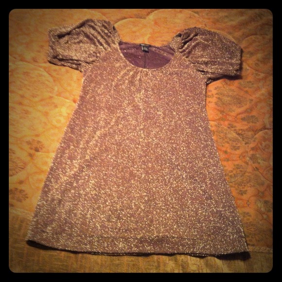 BCBG brown sparkly dress