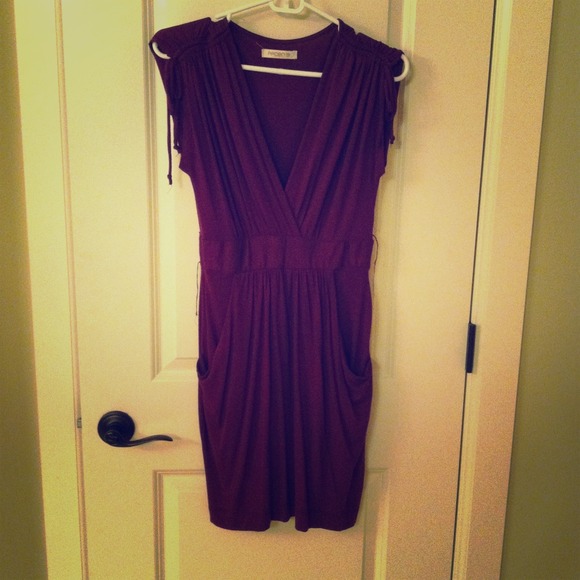 Plum colored dress