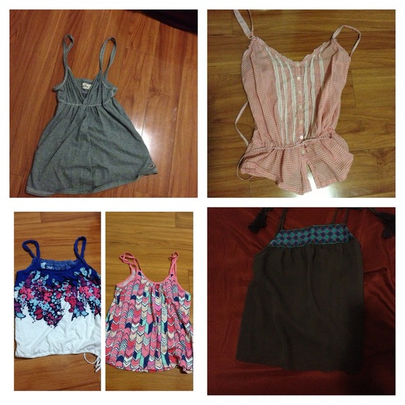 Bundle 9 tops. Hollister, A&E, FITCH