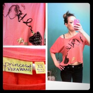 Princess Vera Wang crop top xs