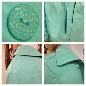Tahari Jackets & Coats - {RESERVED} Tahari Mint Trench Coat Tahari Jackets & Coats - {RESERVED} Tahari Mint Trench Coat