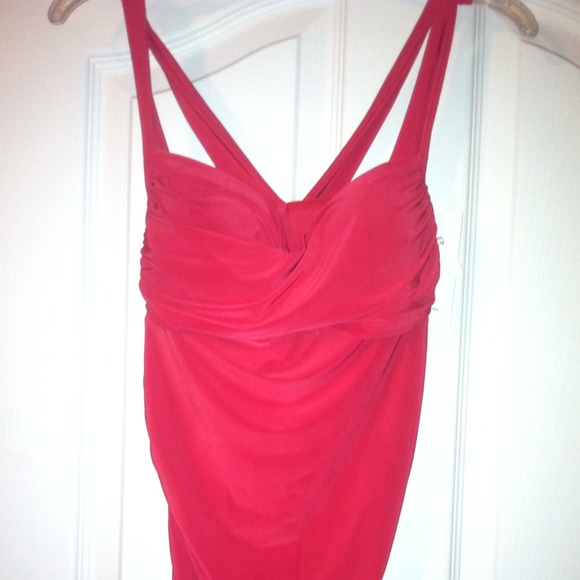 NWT - Red Criss Crossed Dress