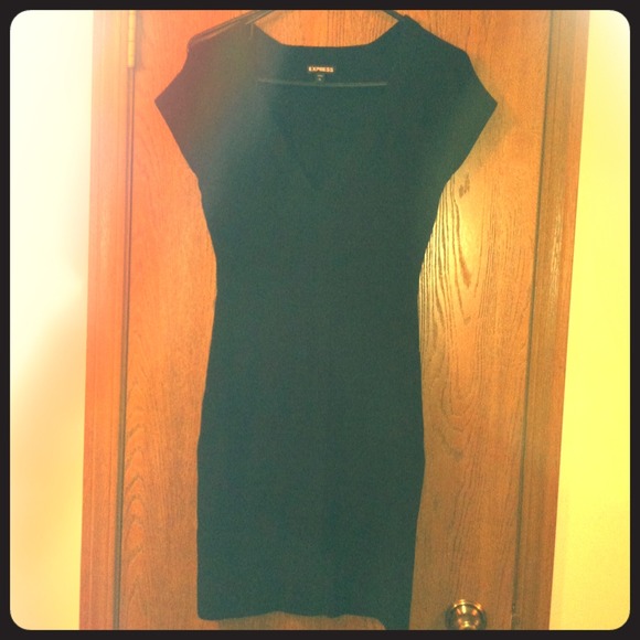 💎Express Little Black Bandage Dress size small