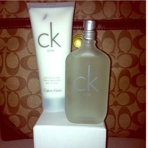 Brand new calvin klien one perfume and lotion.