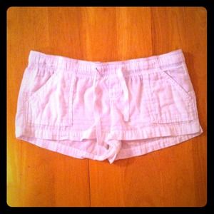 Nordstrom white junior's gauze shorts