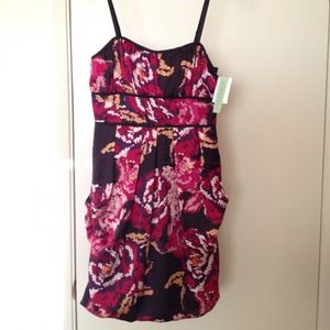 Satiny Flower Dress!