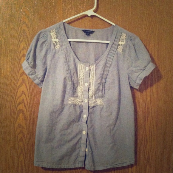 Blue Pinstripe shirt