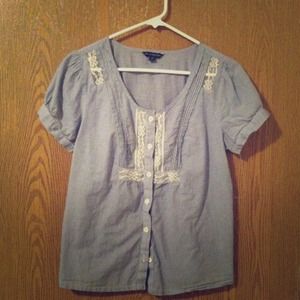 Blue Pinstripe shirt