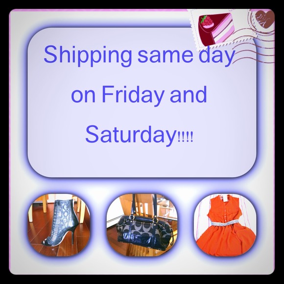 Same Day Shipment on Friday & Saturday
