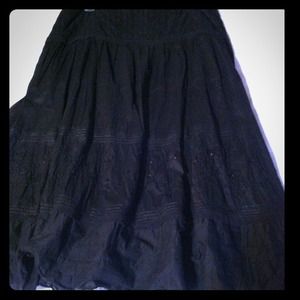 BLING! Classy black sparkly skirt