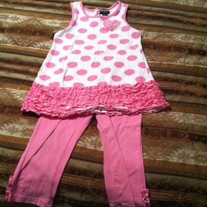 Lot of 5t little girls clothing.