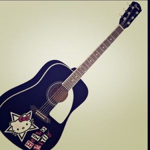 Hello Kitty Acoustic Guitar