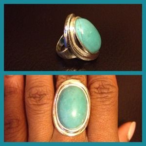 Turquoise and Sterling Silver Ring